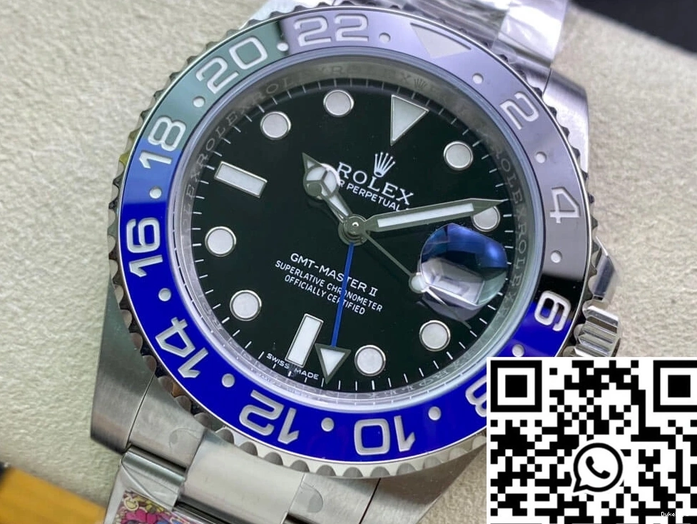 Factory Black Rolex Clean GMT II Master 116710BLNR-78200 Dial 1129